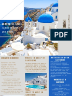 Santorini, Greek: Island in Blue and White