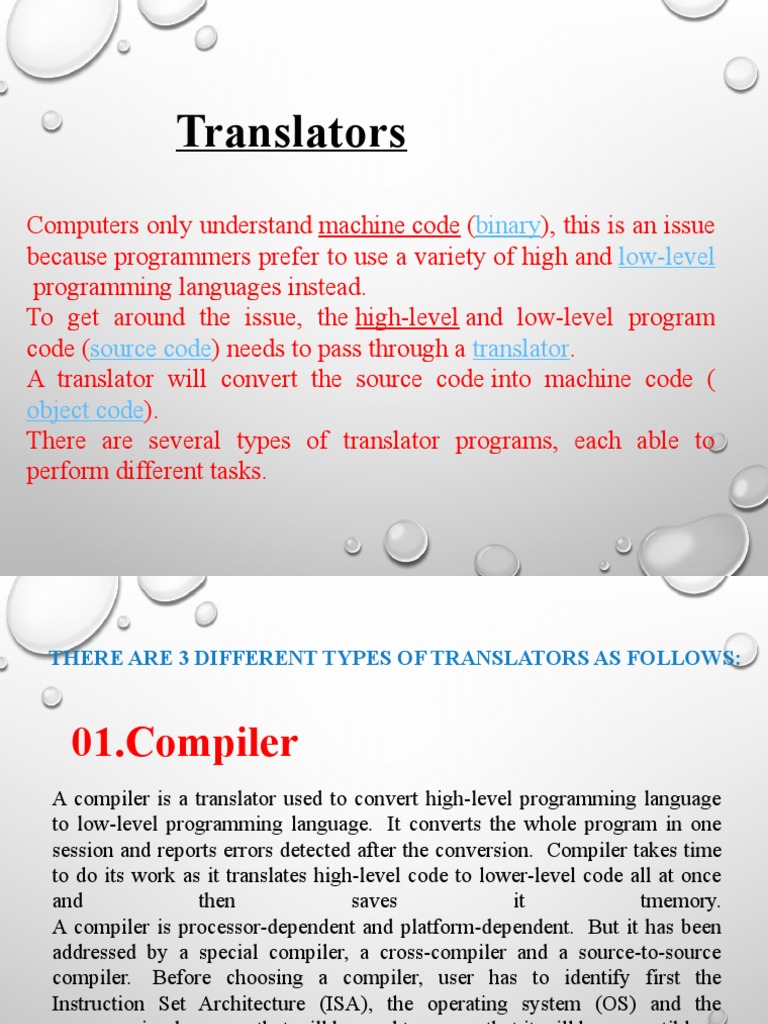 Translator and File Conversion | PDF | Compiler | Computer Programming