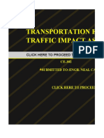 Transportation Engineering Traffic Impact Assessment (Tia)