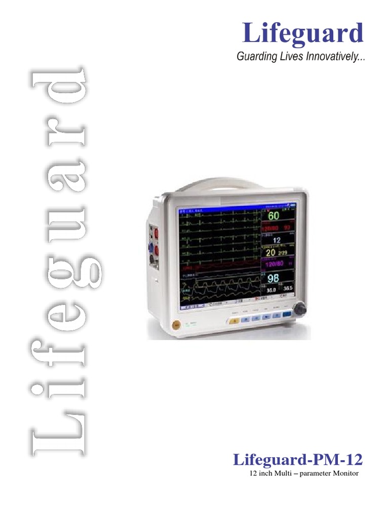 Lifeguard-PM-12: 12 Inch Multi - Parameter Monitor | PDF