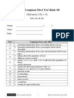 Primary Longman Elect Test Bank 4B: Mid-Term (CH 1-4)