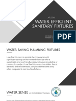 Water Efficient Sanitary Fixtures: 101119005-ANUSMITA MOHAPATRA 101119011 - Darshan Lalit Lodha