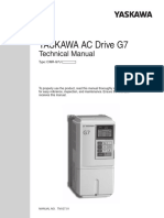 Yaskawa Ac Drive G7: Technical Manual