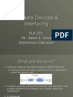 Sensors Devices & Interfacing