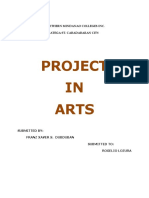 Project IN Arts: Northern Mindanao Colleges Inc. Atega St. Cabadabaran City