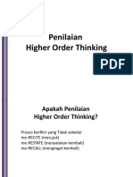 Penilaian Higher Order Thinking