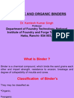 Inorganic and Organic Binders
