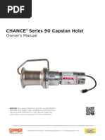 Chance Series 90 Capstan Hoist: Owner's Manual