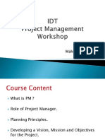 Project Management Session 1