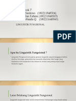 Linguistik Fungsional