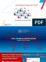CIRS Certification Training Program - Online Classes