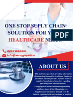 One Stop Suply Chain Solution For Your Needs: Healthcare