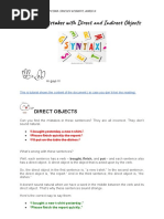 Common Mistakes With Direct and Indirect Objects