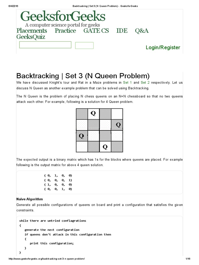 Algorithm to Solve Sudoku  Sudoku Solver - GeeksforGeeks