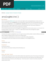 Analogwrite : Language Libraries Comparison Changes