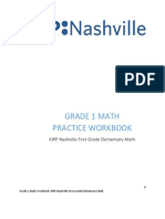 Grade 1 Math Practice Workbook