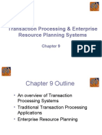 Transaction Processing & Enterprise Resource Planning Systems