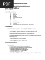 Universal by Design Learning Lesson Plan Mathematics Grade 3