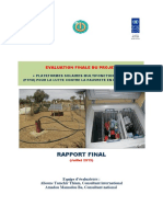Rapport final Evaluation du Projet PTFM