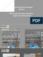 PCR - Architectural Concrete Repair - Colour Matching Presentation