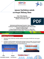 Surfaktan Untuk Berbagai Bidang