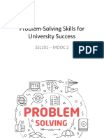 MOOC 2 Problem Solving Skills For University Success