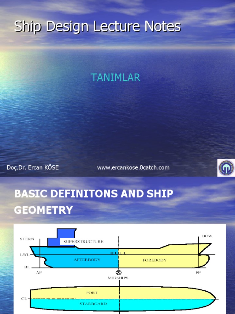 Ship Design Basics and Terminology | PDF | Tonnage | Ships