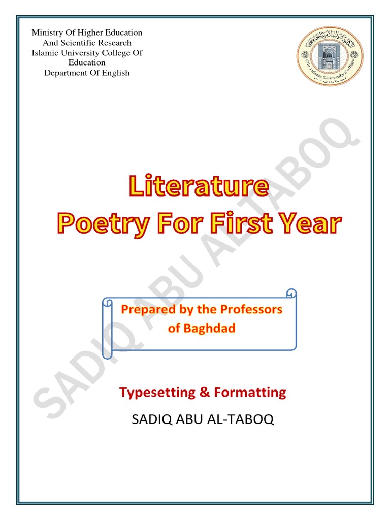 Typesetting & Formatting | PDF | Poetic Form | Literary Theory