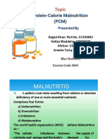 Protein-Calorie Malnutrition