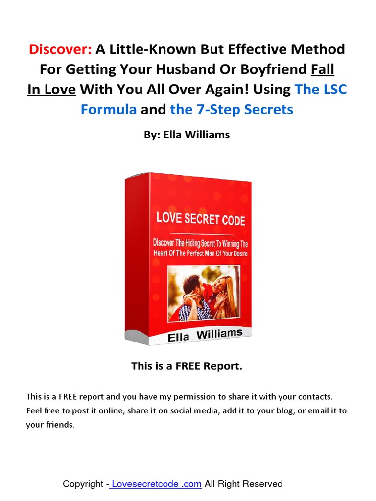 Love Secret Code | PDF | Love | Infidelity