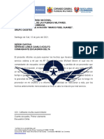 ESCUELA MILITAR DE AVIACIÓN - INFORME SOBRE PÉRDIDA DE PROVEEDOR