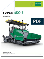 Super 1800 3 Vogele Paver