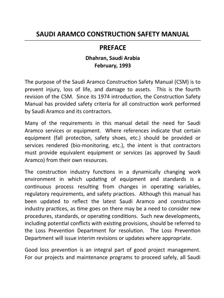 Aramco Safety Manual Pdf Scaffolding Welding