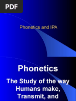 Phonetic Sounds