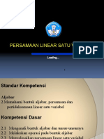 Persamaan Linier Satu Variabel