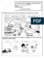 Avaliação de Ciencias