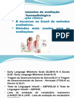 SLIDES Linguagem Oral Avaliações Fonoaudiologicas