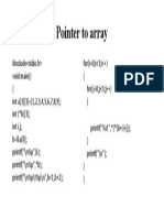 Pointers and Arrays