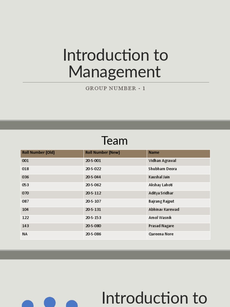 Introduction to Management Concepts | PDF | Employment | Leadership