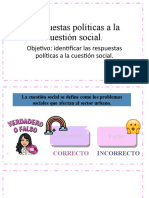 Respuestas Políticas A La Cuestión Social