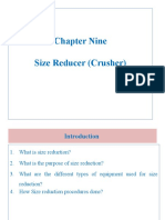 Chapter Nine Size Reducer (Crusher)