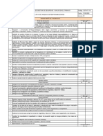 Lista de Chec de Responsabilidades