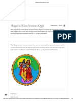 Bhagavad Gita Sessions Quiz - Chapter 01