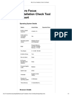 UFT Installation Validation Tool Report