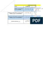 Estadistica - Fórmulas