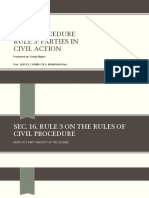 Civil Procedure Rule 3: Parties in Civil Actions