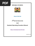 Health Sector Indicator Manual - Full Version - Final 4.12.2012