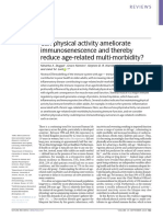 Can Physical Activity Ameliorate Immunosenescence and Thereby Reduce Age-Related Multi-Morbidity