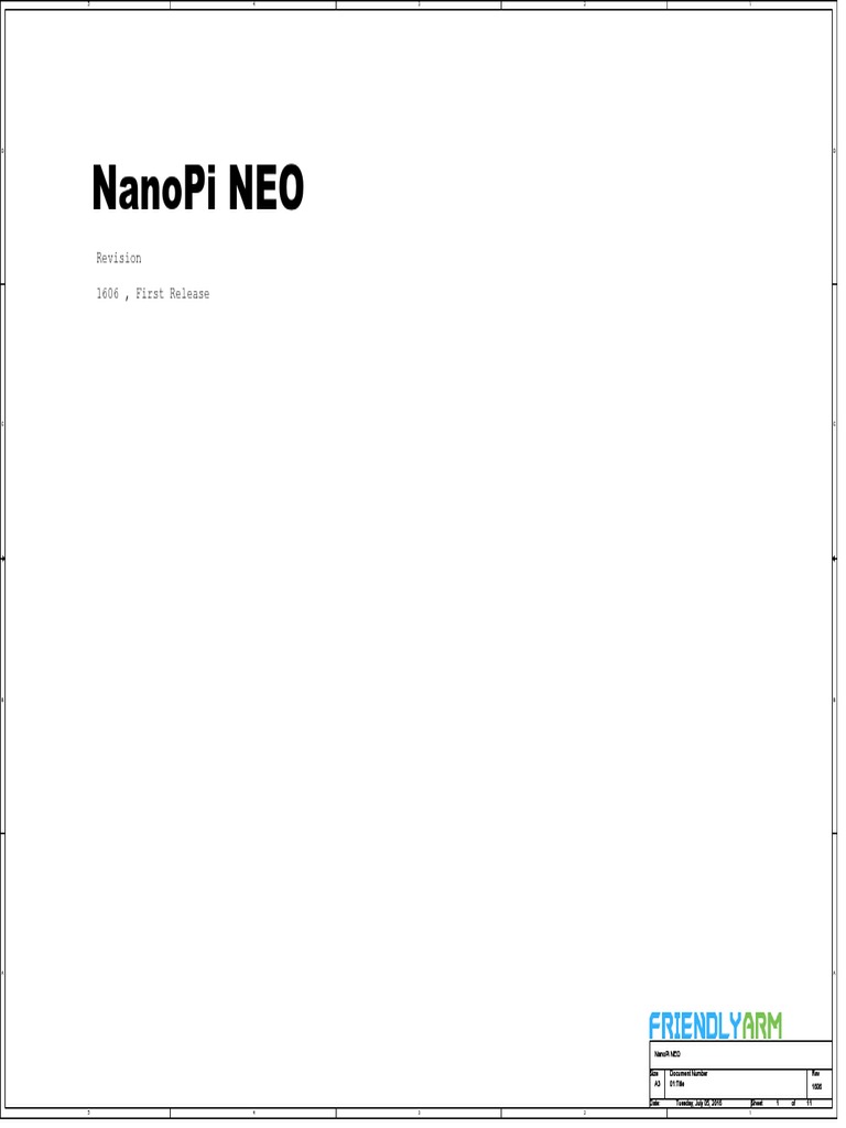 NanoPi NEO 1606 Schematic | PDF | Computing | Computer Engineering