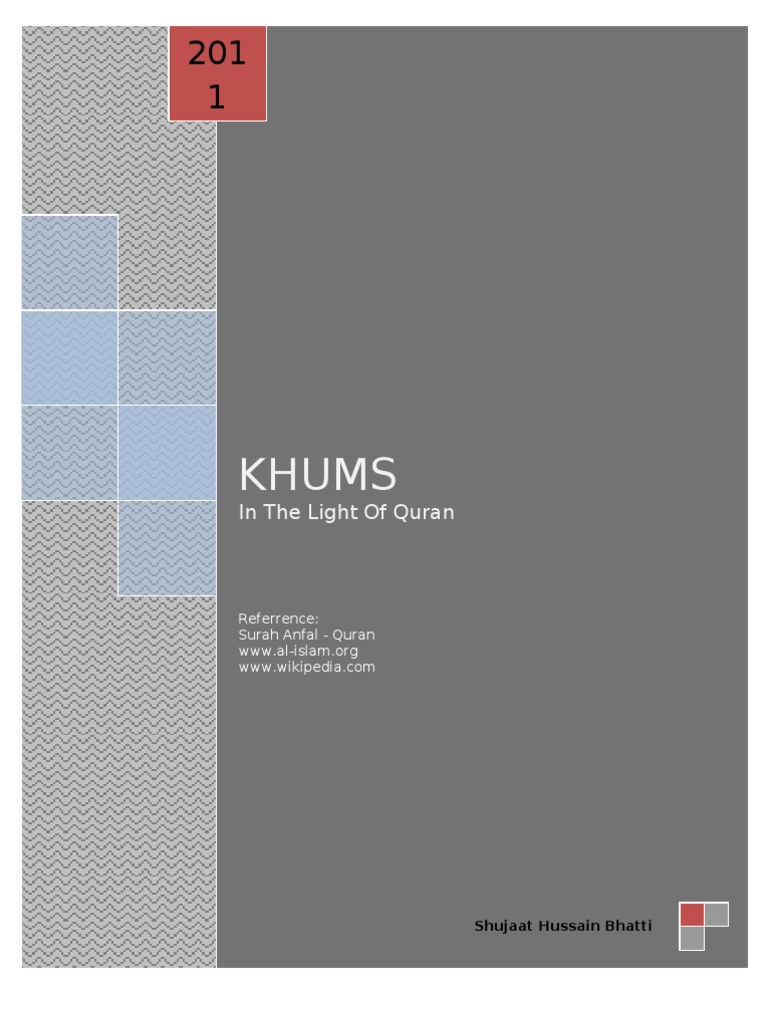 Understanding KHUMS in Islam | PDF | Sharia | Islamic Branches